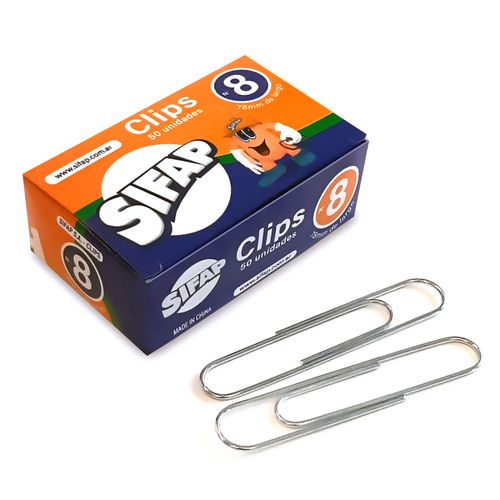 Clips-metalicos-Sifap-N°8-x-50-unidades