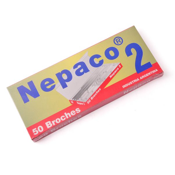 Broche-Metalico-NEPACO-Comun---Nº2-Pack-x-50-unidades