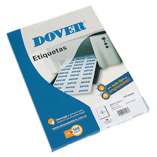 Etiquetas-Dover-A4-blanca-105-x-74mm.