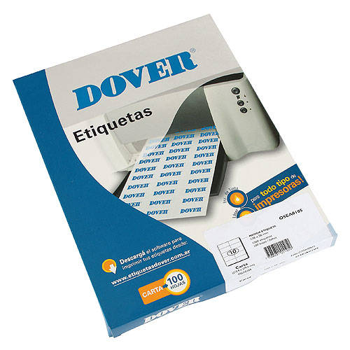 Etiquetas-Dover-Carta-blanca-108-x-56mm.