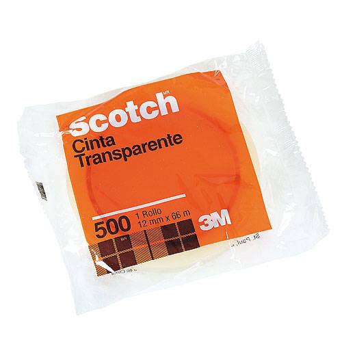 Cinta-adhesiva-Scotch-transparente-con-centro-grande.-Flow-Pack-Wrap