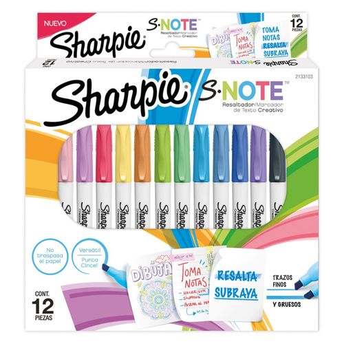 Sharpie-S.Note-tarjeta-tinta-al-agua---Presentacion-x-12-unidades