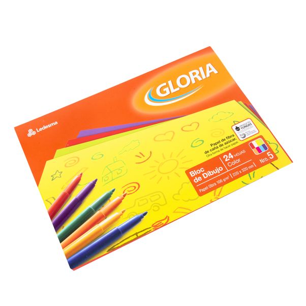 Block-de-dibujo-Gloria-color-N°5-x-24-hojas