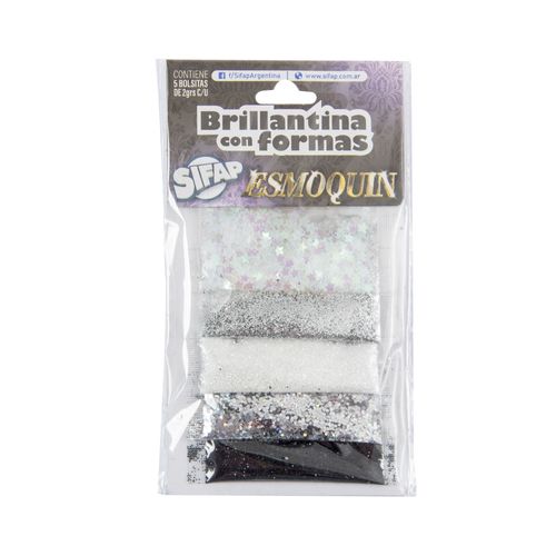 Brillantina-SIFAP-Formas-Colores-Esmoquin---Pack-x-5-sobres