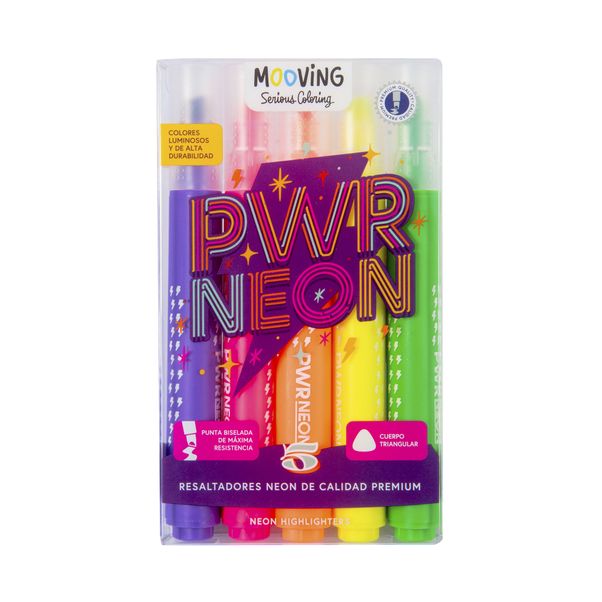 Resaltadores-neon-Mooving--PWR-Neon-