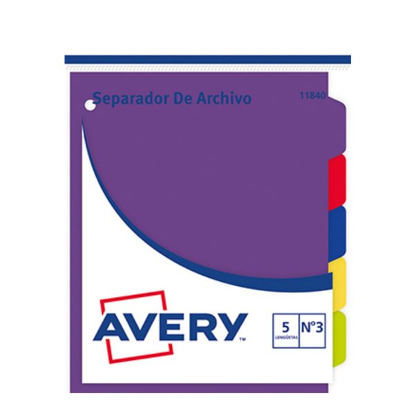 Separador-de-Archivo-Avery-Nº3