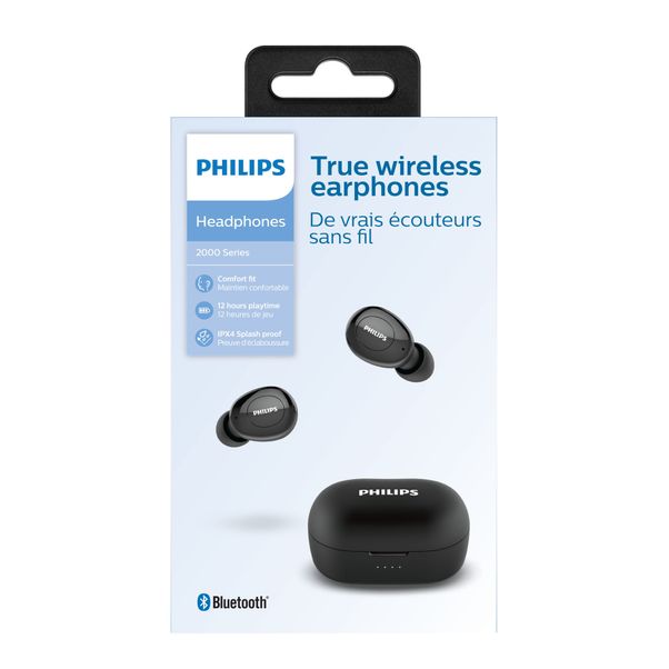 Auriculares-inalambricos-True-Wireless-Philips-con-microfono-Bluetooth--TAT2205BK-00-