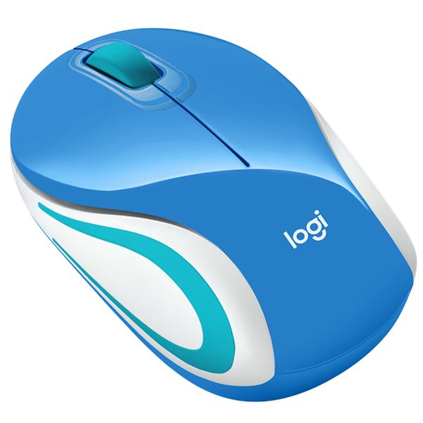 Mouse-Logitech-wireless-mini-M187-USB---Rosa