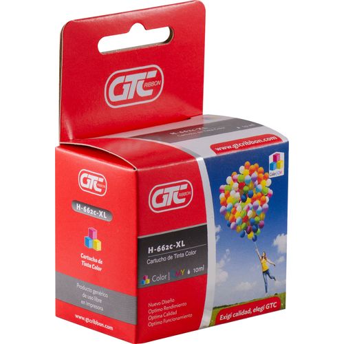 Cartucho Alternativo HP Color - 662 XL (GT-662C) - 10ml - Cartuchos-Toners  - ALOT - ALOT-mobile